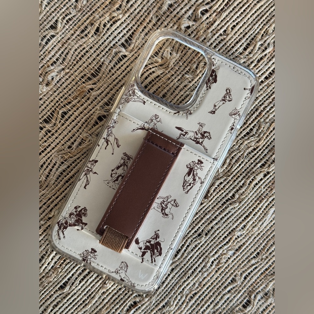 Walli Case iPhone 15 ProMax Case "Giddy Up"
